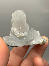 Load image into Gallery viewer, Druzy Chalcedony Stalactites with Druzy Clear Apophyllite | Maharashtra, India
