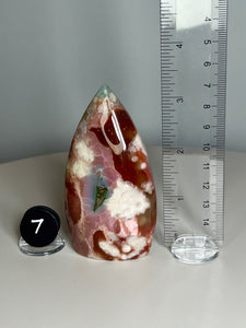 A+++ Flower Agate and Opal Free Form from China • High Grade