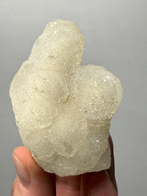 Load image into Gallery viewer, High-Grade “Dream Cloud” Druzy Chalcedony Stalactite — Maharashtra, India (Collector Display Specimen)
