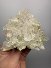 Load image into Gallery viewer, Chlorite-Included Quartz Cluster (Green Phantom Quartz) – Pakistan Mineral Specimen
