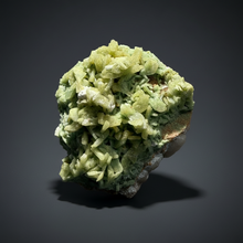 Load image into Gallery viewer, High-Grade Green Heulandite on Peach Stilbite Crystal Cluster | Deccan Traps, Maharashtra, India | Collector Mineral Specimen
