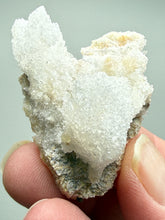 Load image into Gallery viewer, RARE COMBO Moroccan Ram’s Horn Selenite (Gypsum) with Yellow Botryoidal Fluorite Display Specimen
