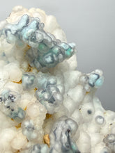 Load image into Gallery viewer, Blue-Green Chrysocolla in Botryoidal Chalcedony Cabinet Specimen | Indonesia
