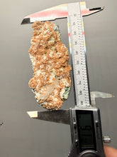 Load image into Gallery viewer, Peach Druzy Heulandite on Matrix – India | Rare Peach Crystal Mineral Specimen for Collectors &amp; Display
