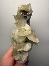 Load image into Gallery viewer, LARGE Silvery Bladed “Rose” Calcite Cluster – Yaogangxian Mine, Hunan, China
