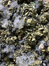 Load image into Gallery viewer, 6.8” New Find: Huanzala Mine Peru Sphalerite + Chalcopyrite + Apatite + Calcite + Quartz | Collector Display Specimen
