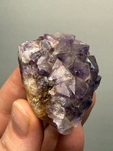 Load image into Gallery viewer, Premium Hematite-Phantom Deep Magenta Ametrine Cluster | Deccan Traps, India | Collector Mineral Specimen
