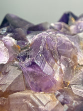 Load image into Gallery viewer, Premium Hematite-Phantom Deep Magenta Ametrine Cluster | Deccan Traps, India | Collector Mineral Specimen
