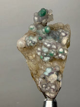 Load image into Gallery viewer, Blue-Green Chrysocolla in Botryoidal Chalcedony Cabinet Specimen | Indonesia
