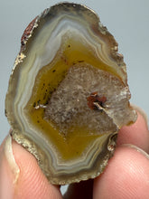 Load image into Gallery viewer, Polished Malawi Agate Half – High-Grade African Banded Agate Display Specimen
