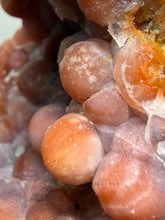 Load image into Gallery viewer, “Goblin Chalcedony” Pink &amp; Orange Druzy Botryoidal Stalactites — Tichka Massif, High Atlas, Morocco
