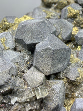 Load image into Gallery viewer, Moroccan Galena with Druzy Pyrite on Quartz | Collector Display Specimen
