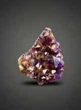 Load image into Gallery viewer, Premium Hematite-Phantom Deep Magenta Ametrine Cluster | Deccan Traps, India | Collector Mineral Specimen
