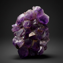 Load image into Gallery viewer, Premium Hematite-Phantom Deep Magenta Ametrine Cluster | Deccan Traps, India | Collector Mineral Specimen
