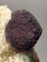 Load image into Gallery viewer, Etched Botryoidal Lavender Fluorite on Quartz Matrix  Collector Mineral Specimen — Hunan, China
