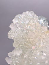 Load image into Gallery viewer, Luminous Mint Apophyllite with Glittering Druzy Sugar Quartz – India
