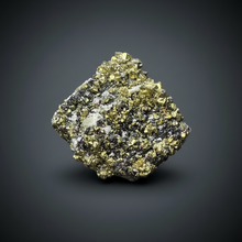 Load image into Gallery viewer, 3” New Find: Huanzala Mine Peru Sphalerite + Chalcopyrite + Apatite + Calcite + Quartz | Collector Display Specimen
