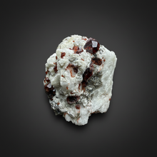 Load image into Gallery viewer, High-Grade Naturally Faceted Red Spessartine Garnet on Matrix — Skardu, Pakistan
