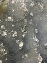 Load image into Gallery viewer, BIG Druzy Chalcedony Stalactite with Druzy Clear Apophyllite | Maharashtra, India
