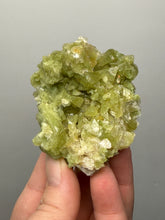 Load image into Gallery viewer, High-Grade Green Heulandite on Peach Stilbite Crystal Cluster | Deccan Traps, Maharashtra, India | Collector Mineral Specimen
