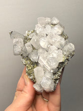 Load image into Gallery viewer, 4.5” New Find: Huanzala Mine Peru Sphalerite + Chalcopyrite + Apatite + Calcite + Quartz | Collector Display Specimen
