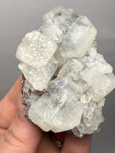 Load image into Gallery viewer, Lustrous Apophyllite over Red Heulandite (Zeolite Pocket) — Deccan Traps, Maharashtra, India
