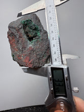 Load image into Gallery viewer, Brochantite Collector Mineral Specimen – Vivid Green Copper Crystals from Morocco

