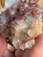 Load image into Gallery viewer, Red &amp; Green Apophyllite + Peach Scolecite • RARE, High Grade • Maharashtra, India
