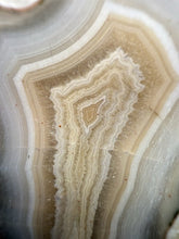 Load image into Gallery viewer, Moroccan Cream Banded Agate Sahara | High Atlas | Polished
