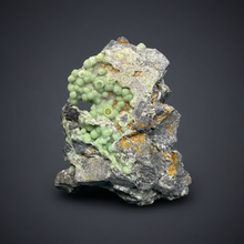 Load image into Gallery viewer, High-Grade Green Wavellite Collectors Specimen - Radiating Botryoidal Crystal Formation - Arkansas, USA
