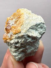 Load image into Gallery viewer, Hessonite Garnet Cluster on Matrix – Natural Collector Specimen from Pakistan | High-Grade Orange-Red Garnet Crystals
