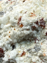 Load image into Gallery viewer, High-Grade Naturally Faceted Red Spessartine Garnet on Matrix — Skardu, Pakistan
