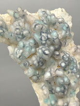 Load image into Gallery viewer, Blue-Green Chrysocolla in Botryoidal Chalcedony Cabinet Specimen | Indonesia
