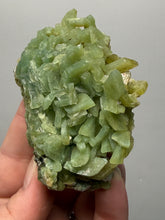 Load image into Gallery viewer, High-Grade Green Heulandite on Peach Stilbite Crystal Cluster | Deccan Traps, Maharashtra, India | Collector Mineral Specimen
