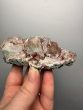Load image into Gallery viewer, Rare Red + Green Apophyllite Crystal Cluster – High Grade Collector Mineral Specimen | India
