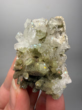 Load image into Gallery viewer, Chlorite-Included Quartz Cluster (Green Phantom Quartz) | Pakistan Mineral Specimen
