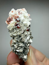 Load image into Gallery viewer, High-Grade Naturally Faceted Red Spessartine Garnet on Matrix — Skardu, Pakistan
