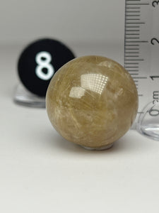 Golden Rutile Quartz (AKA Golden Angel Hair Quartz) Sphere