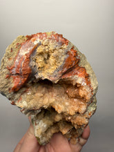 Load image into Gallery viewer, Orange Scalenohedral Calcite Cluster LARGE – Emery County, Utah Collector Mineral Specimen
