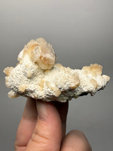Load image into Gallery viewer, Peach Druzy Heulandite on Matrix – India | Rare Peach Crystal Mineral Specimen for Collectors &amp; Display
