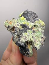 Load image into Gallery viewer, High-Grade Green Wavellite Collectors Specimen - Radiating Botryoidal Crystal Formation - Arkansas, USA
