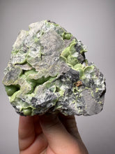 Load image into Gallery viewer, High-Grade Green Wavellite Collectors Specimen - Radiating Botryoidal Crystal Formation - Arkansas, USA

