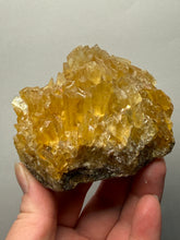 Load image into Gallery viewer, Golden Glow Calcite Cluster | Maharashtra, India
