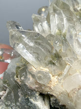 Load image into Gallery viewer, Chlorite-Included Quartz Cluster (Green Phantom Quartz) – Pakistan Mineral Specimen
