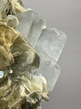 Load image into Gallery viewer, Premium Aquamarine with Mica on Matrix  Collector Mineral Specimen – Nagar Valley, Pakistan
