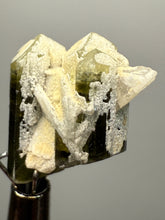 Load image into Gallery viewer, Dark Green Stak Nala Tourmaline and Cleavelandite – Haramosh Mountains, Pakistan | Thumbnail Specimen
