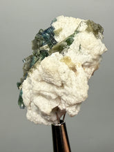 Load image into Gallery viewer, Blue Indicolite Tourmaline and Mica on Matrix – Pegmatite Mineral Specimen from Pakistan
