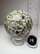 Load image into Gallery viewer, Rainforest Jasper Agate Sphere from Madagascar
