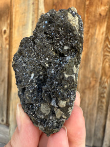 Druzy Black Apophyllite • Maharashtra, India