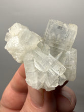 Load image into Gallery viewer, Gemmy Clear Apophyllite with Okenite + Green Heulandite | Zeolite Specimen | Maharashtra, India
